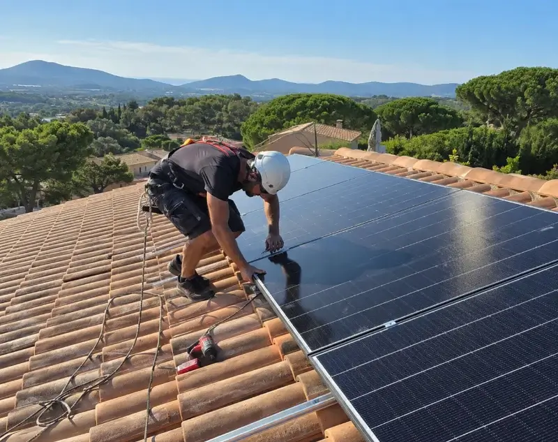 Installateur panneaux solaires Oreilla — pose photovoltaïque sur toiture