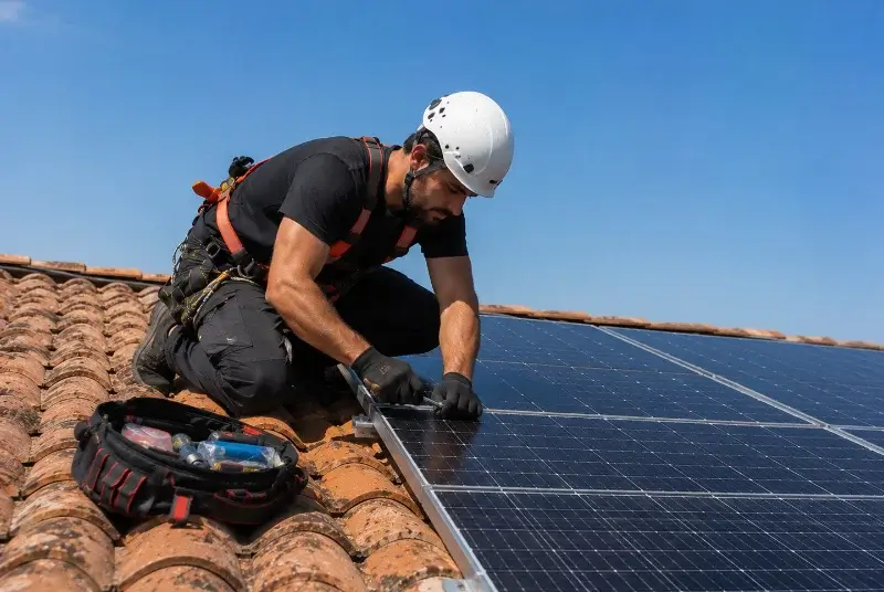 Maintenance et monitoring de panneaux solaires à Oreilla